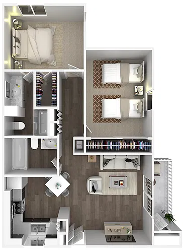 Floor plan 2X2