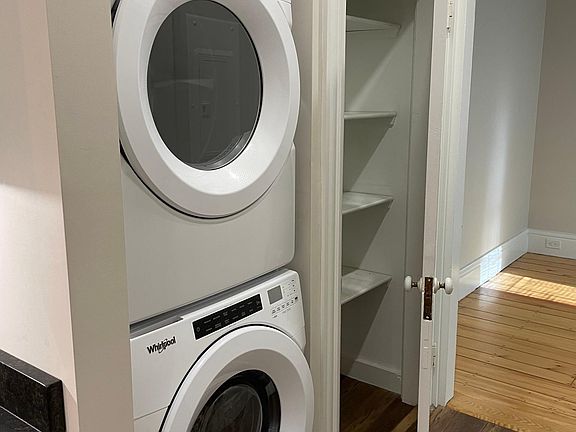 Laundry and linen closet