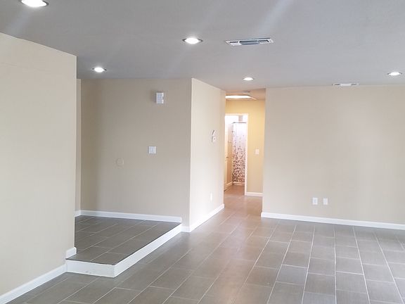 Looking from kitchen down hallway