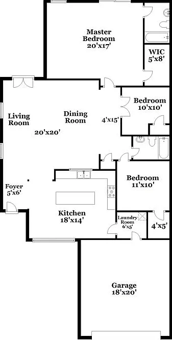 3 bed, 2.0 bath, 1572 sqft, $1,875 — Photo 2
