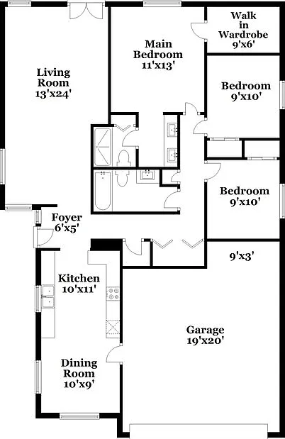 3 bed, 2.0 bath, 1276 sqft, $2,265 — Photo 2