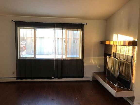 Living Room Window and Fire Place