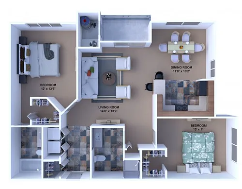 Floor plan Bedford
