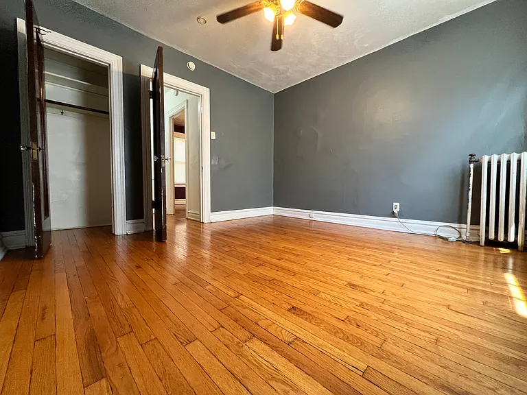 There is a fourth closet located in the bedroom.