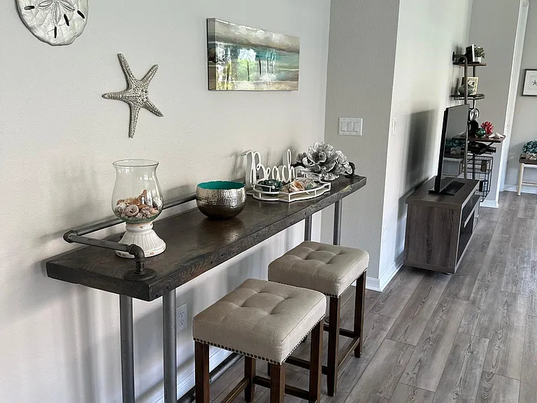 Great room niches beach lifestyle