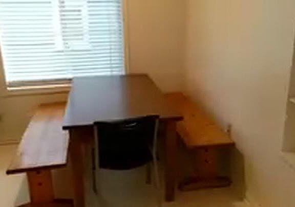 Table in the kitchen