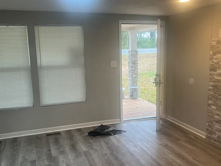 Entering the front door to living room