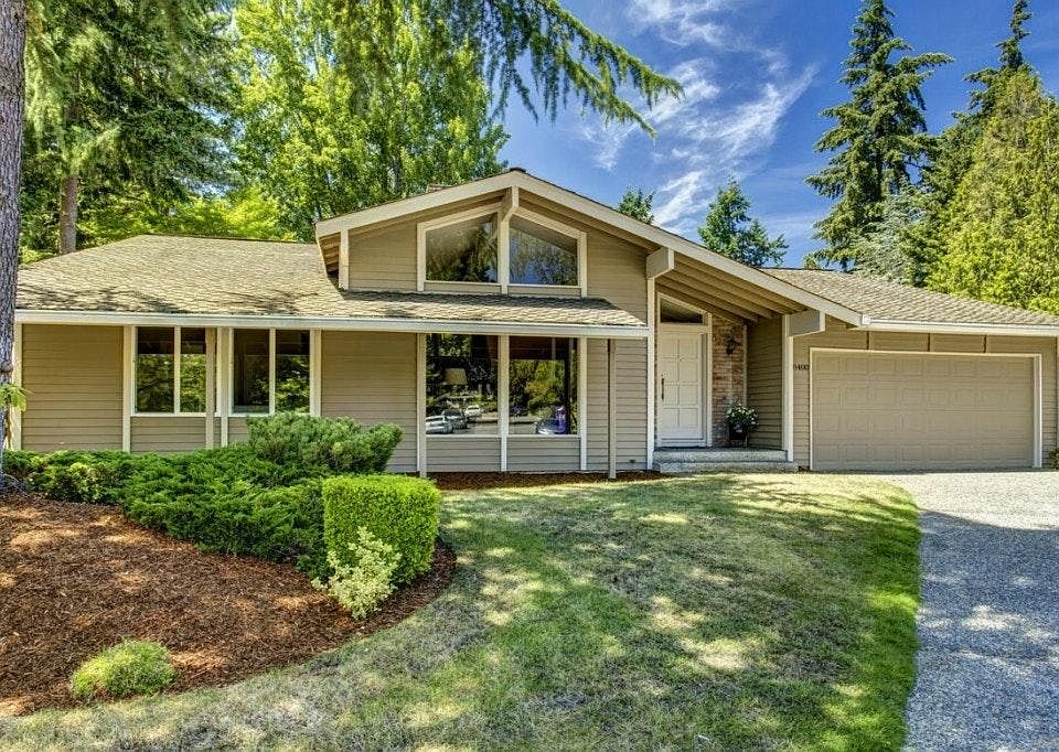 Front view from street (east side of the house)