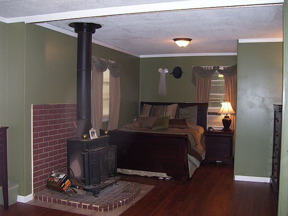 Master Bedroom with Woodstove