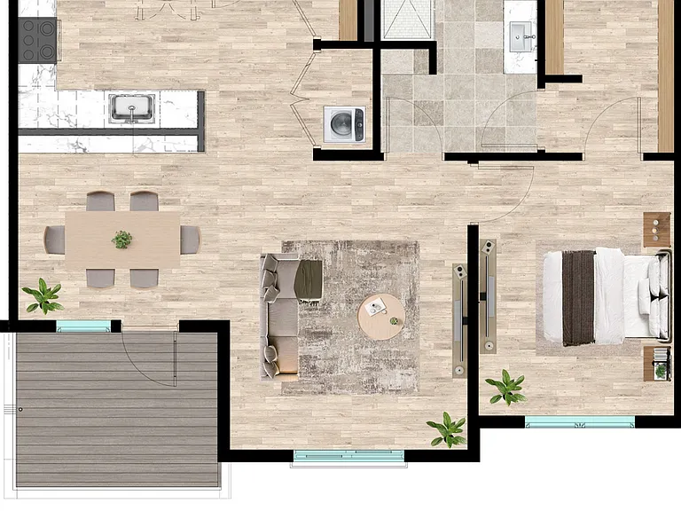 A18 - One Bedroom A18 - One Bedroom