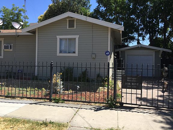 Side yard & Garage