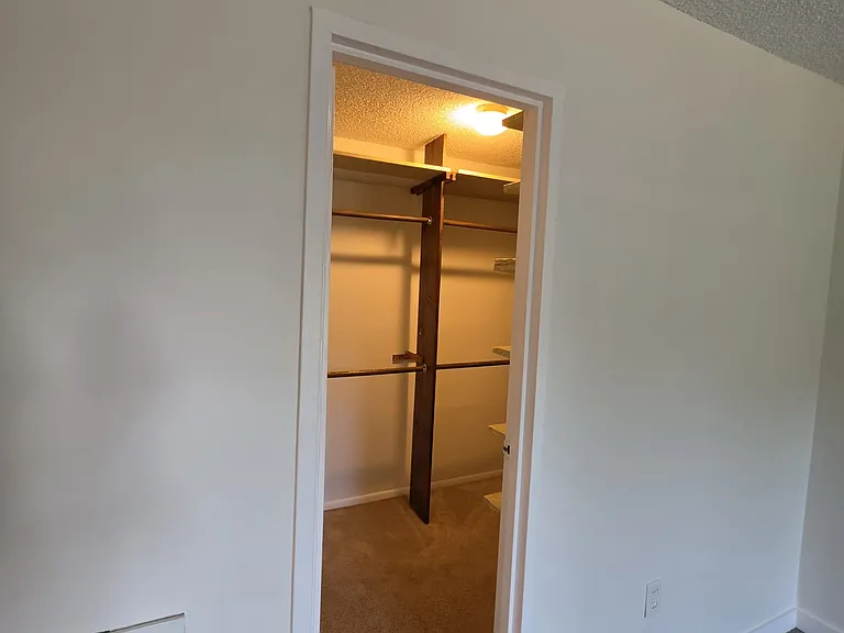 Walk in closet in Master Bedroom