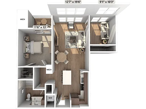 Floor plan AM19D-003-309