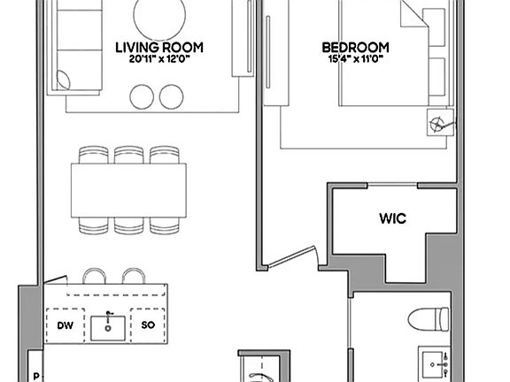 2nd image of 212 W 72nd St #9G