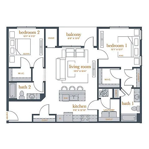 Floor plan B2