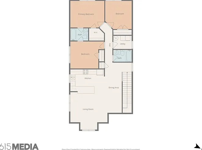 3 bed, 2.0 bath, 1300 sqft, $2,595 — Photo 3