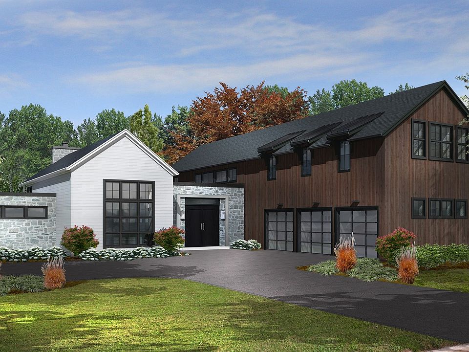 SLEEK!!  MODERN exterior with James Hardie and ced