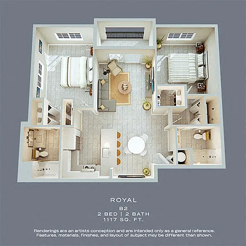 Floor plan B2B Royal