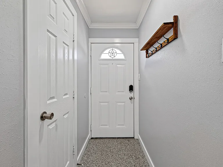 Front door from inside.