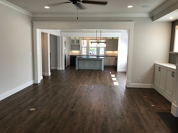 living dining kitchen view