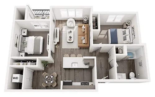Floor plan 2X1 - B1