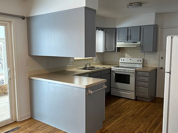 Kitchen from dining area