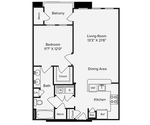 Floor plan A1_734