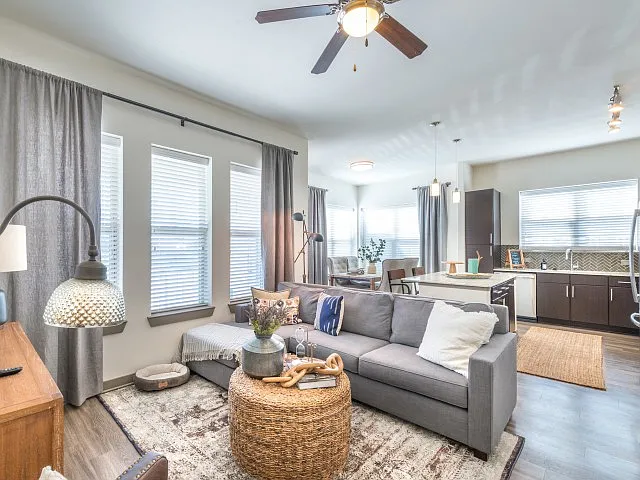 Spacious Living Room - Overture Highlands 55+ Apartment Homes