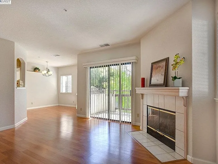 Living and dining empty (Photo taken before our recent flooring upgrade)