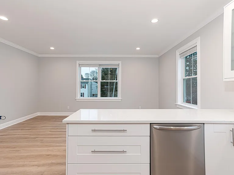 Second level kitchen/dining/living