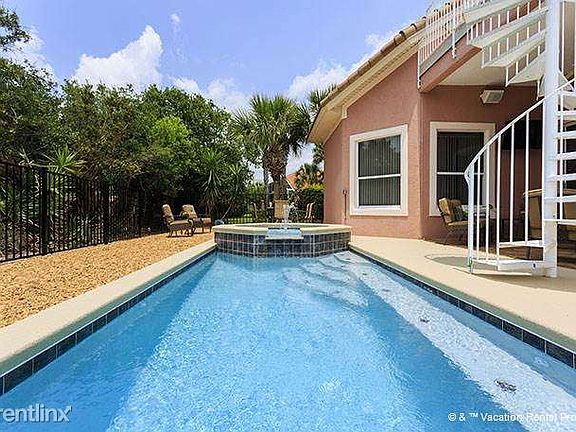 Imagine yourself floating in this sparkling pool!