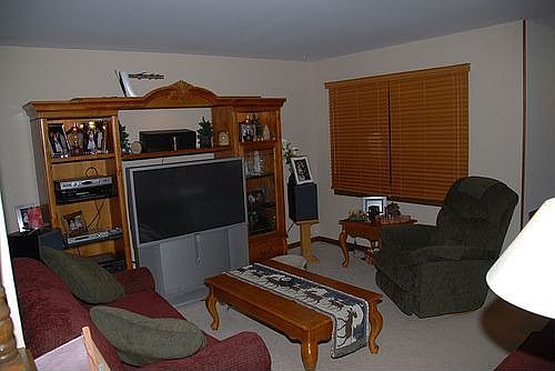 New windows with custom blinds