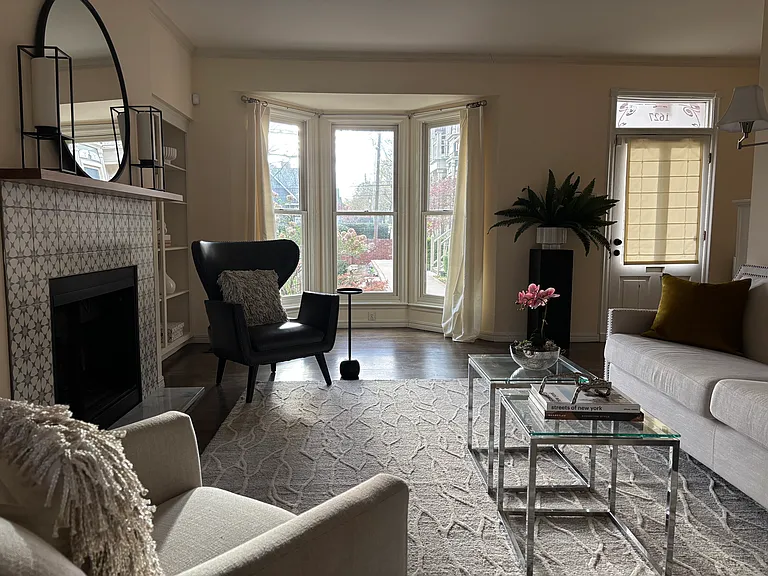 Living room on entry level