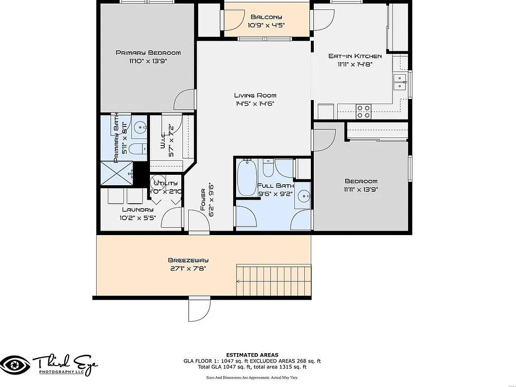 2 bed, 2.0 bath, 1130 sqft, $1,550 — Photo 3