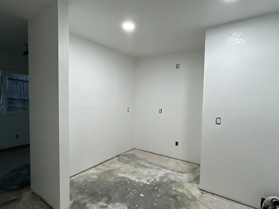 Kitchen under construction.