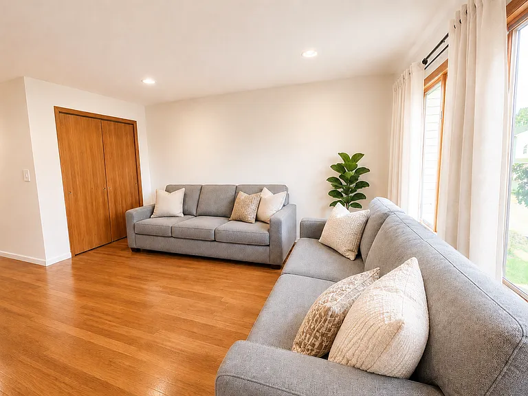 Comfortable living area with a warm, cozy feel