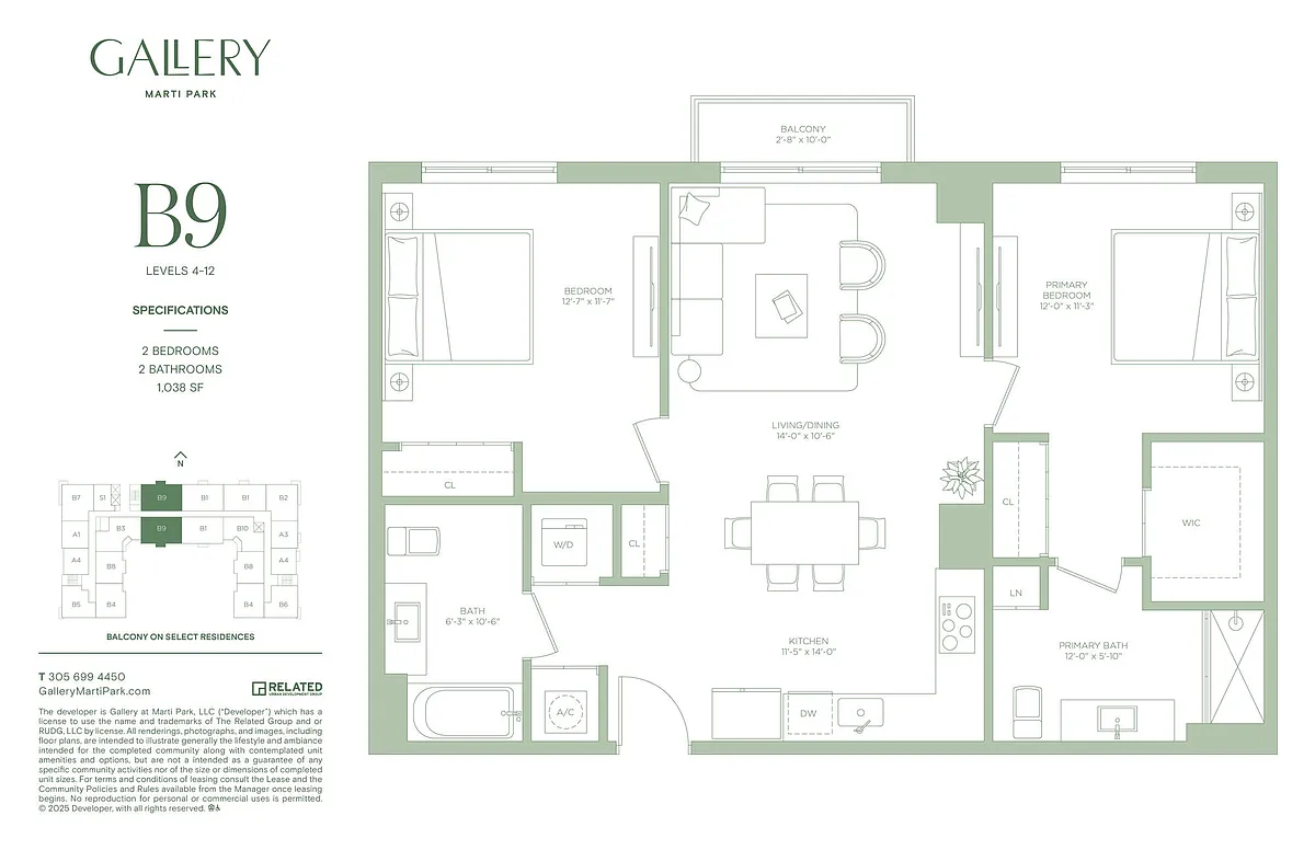 Floor plan B9
