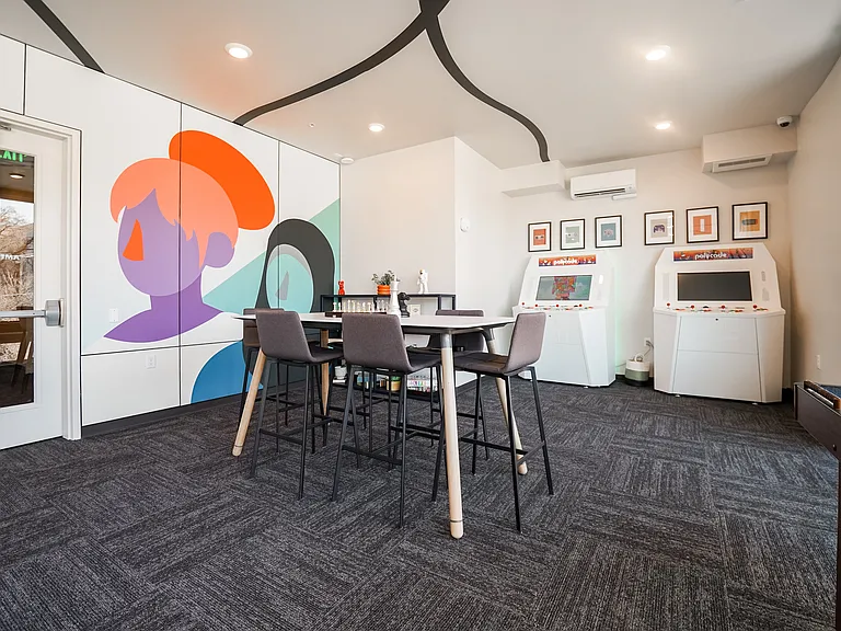 Classic Game Room with Arcade Games