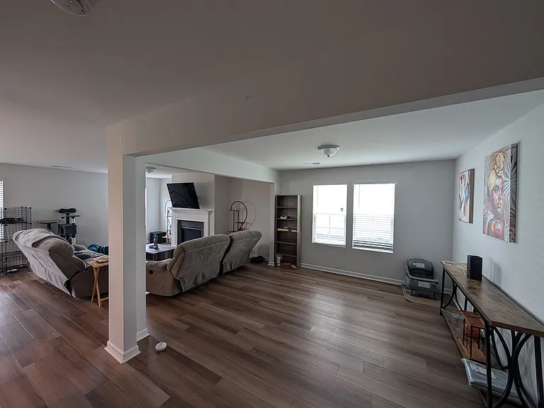 Downstairs den area