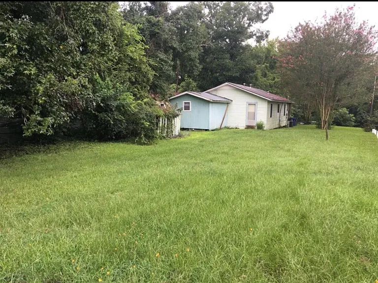 Large backyard