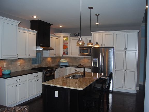 View from eat in kitchen