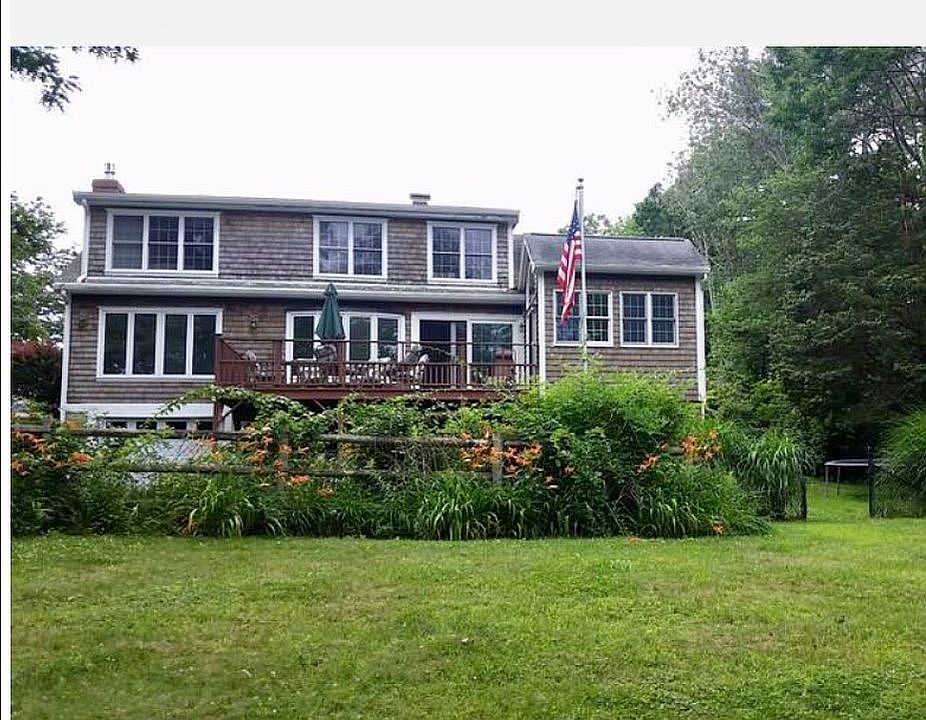Back of home, water side