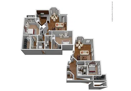Floor plan B3G - Attached Garage Included
