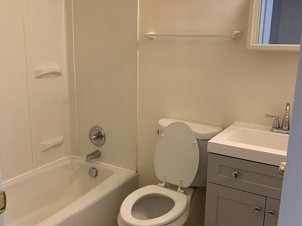 Updated Bath with New Vanity and Sink