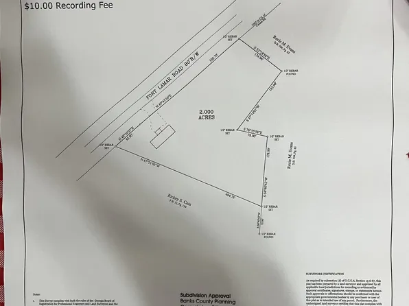 1690 Fort Lamar Rd, Commerce, GA 30530