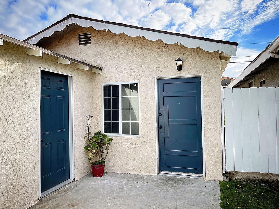 Garage entry door and front entry door to home.