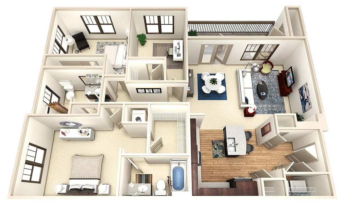 Floor plan C1 - Upland
