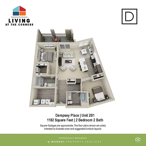 Floor plan 2B1