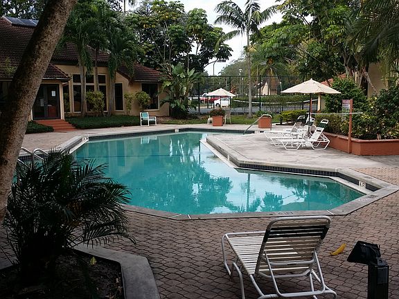 Pool view from balcony