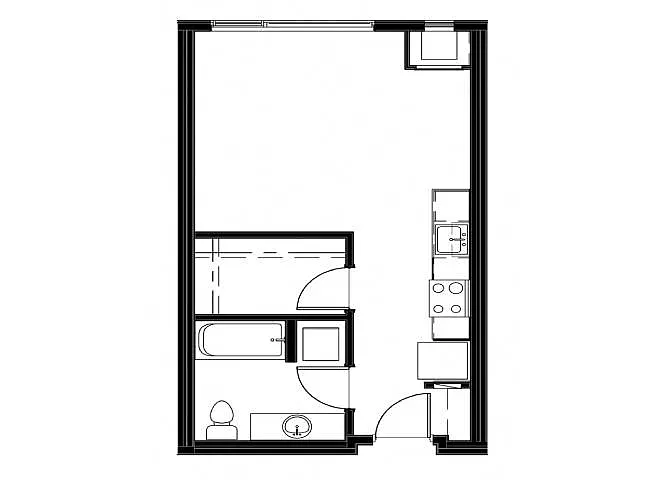 Floor plan Studio
